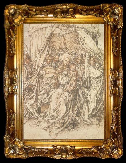 framed  Albrecht Durer Madonna with musical Angels, ta009-2